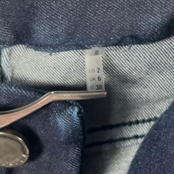 ELIE TAHARI Joey Jean Skinny Boot Mid Rise Flare Leg Jeans Style E42V1203 Size 2 - Picture 7 of 12